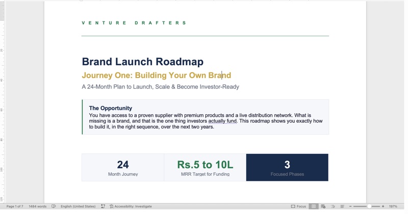 Client consulting proposal